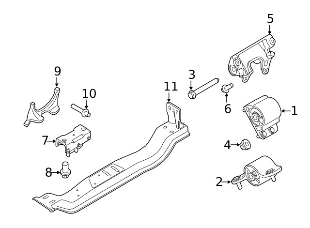 Genuine Bracket Bolt N605804-S439
