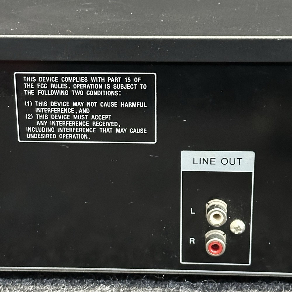 Sony CDP-C365 High Density Linear Converter 5-Disc CD Changer TESTED WORKING