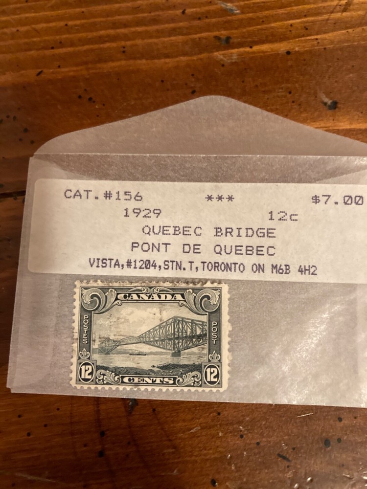 Canada Stamp 156 "Quebec Bridge" Used