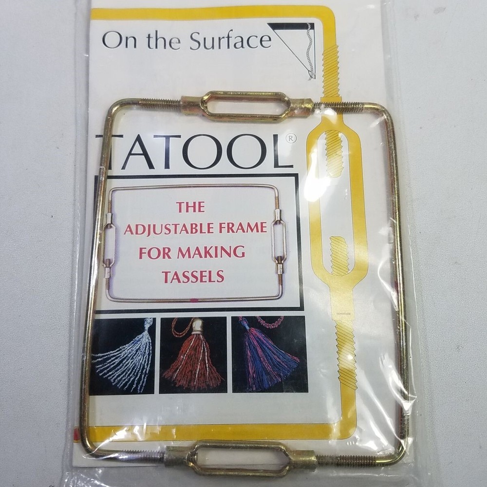 Vtg Tatool Adjustable Frame for Tassel Making