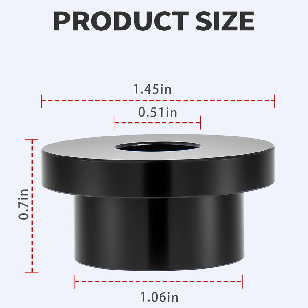 Solid Aluminum Handlebar Riser Bushings Mounts For Harley Softail Dyna Sportste