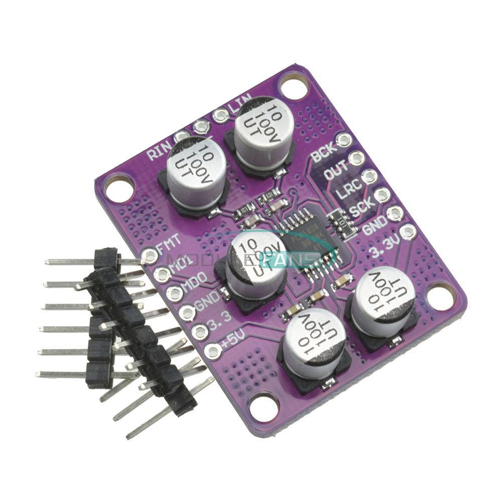 24Bit Amplifier PCM1808 Audio Stereo ADC Single-End Analog Player Decoder Board