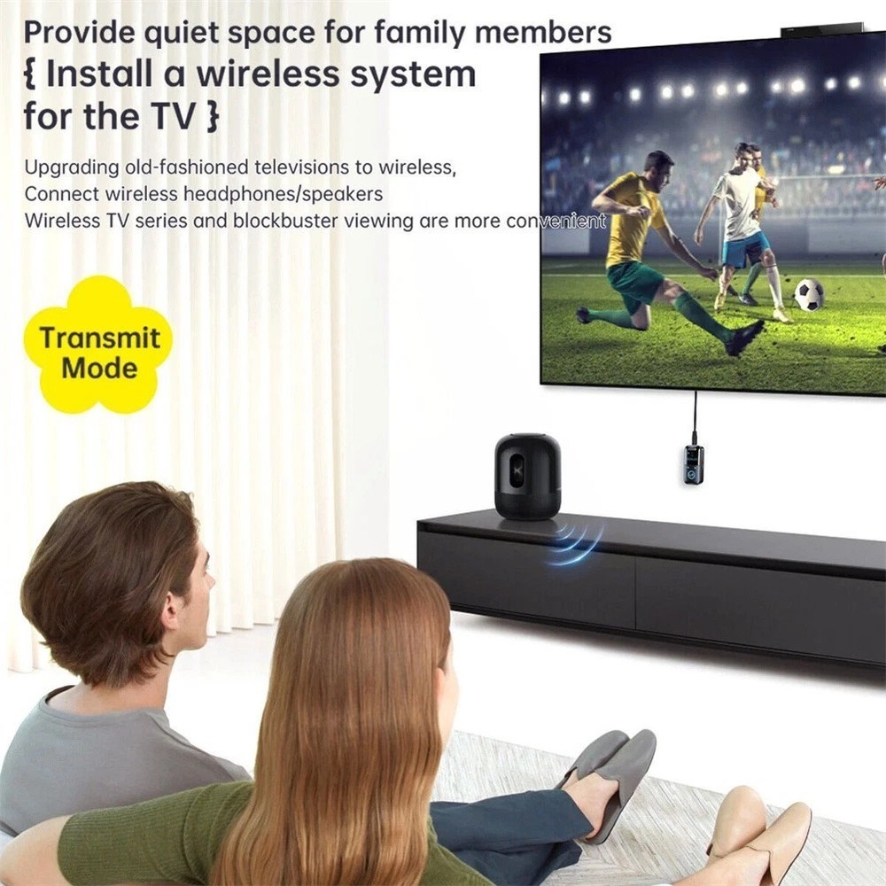 4In1 Bluetooth Audio Adapter Wireless Receiver Transmitter MP3 Player 3.5mm Aux