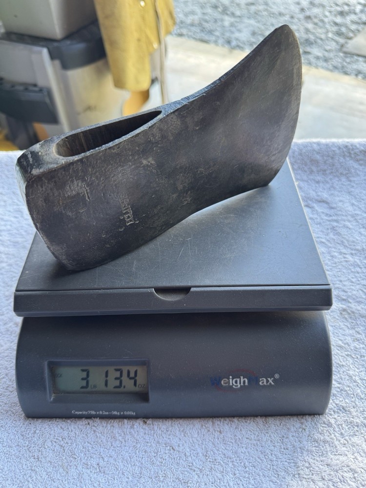 Vintage ECLIPSE Made by Plumb Single Bit Axe Head 3lb. 13oz.