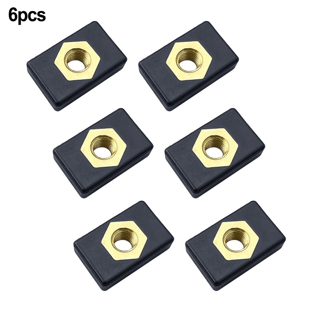 Sliding Nut Copper Nuts Hardware Mount M6 Thread Side Mount Track Rail