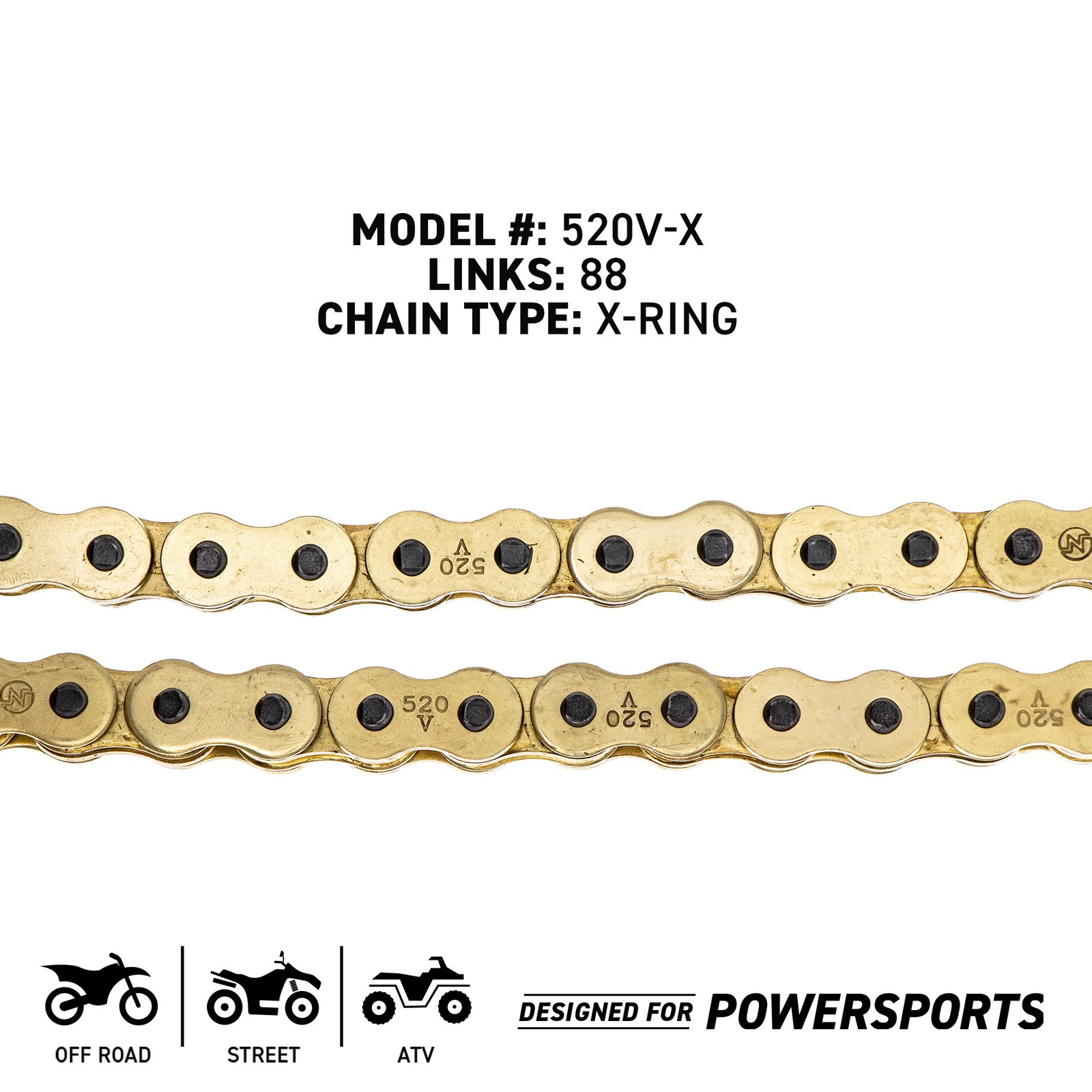 Sprocket Chain Set for Honda TRX200 TRX200D 12/42 Tooth 520 X-Ring Front Rear