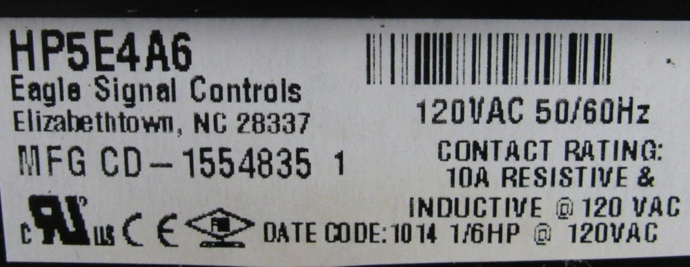 NEW DANAHER HP5E4A6 TIMER 10 MINUTE