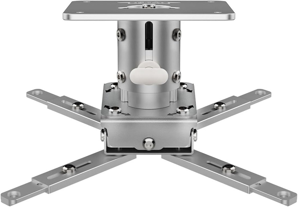 Universal Projector Mount with Adjustable Height Extension Pole, Full Motion Til