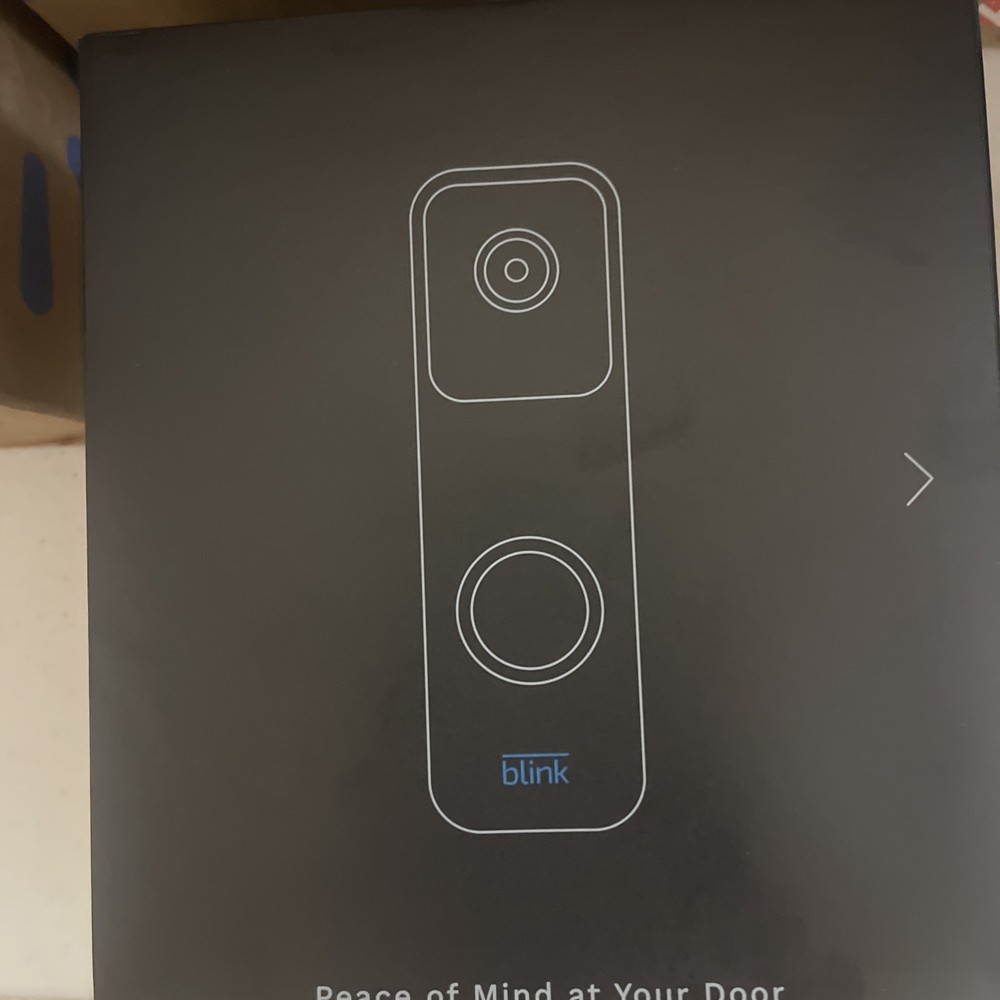 Blink Video Doorbell - Black (System)