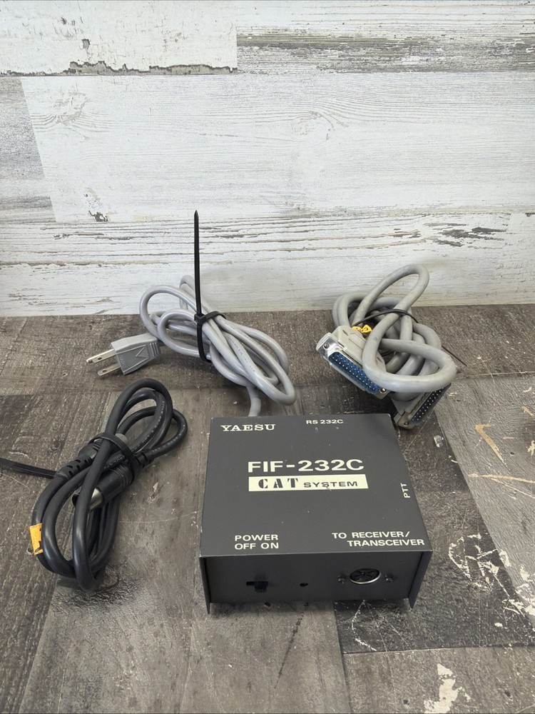 Yaesu FIF-232C CAT System Interface for Computer Control - w/Cables