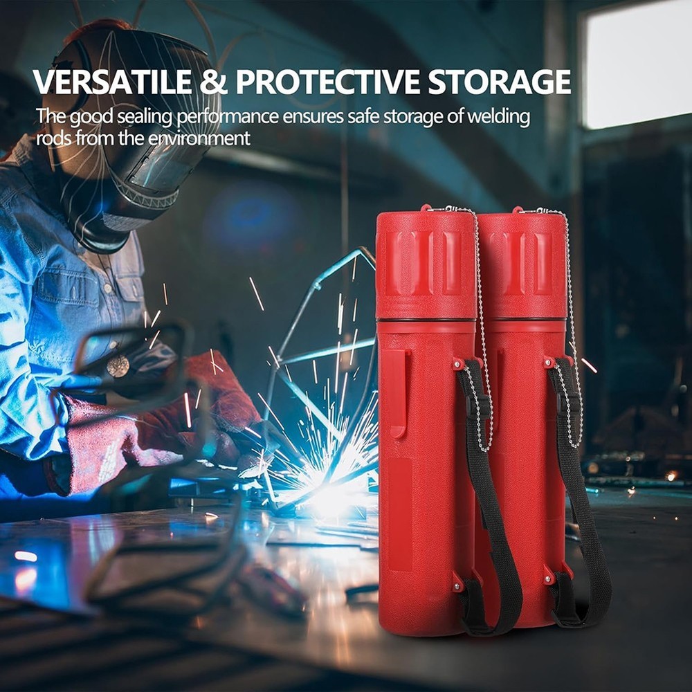 Welding Accessory 2pcs Robust Electrode Storage Canisters for All Users