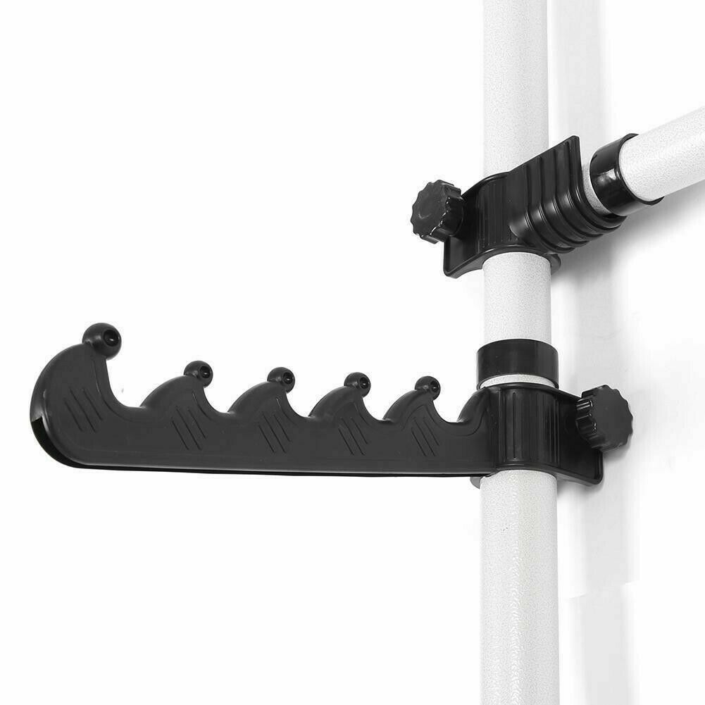 3x4 Heavy Duty Adjustable Garment Rack Clothing Pole Closet Rod Organizer IVORY
