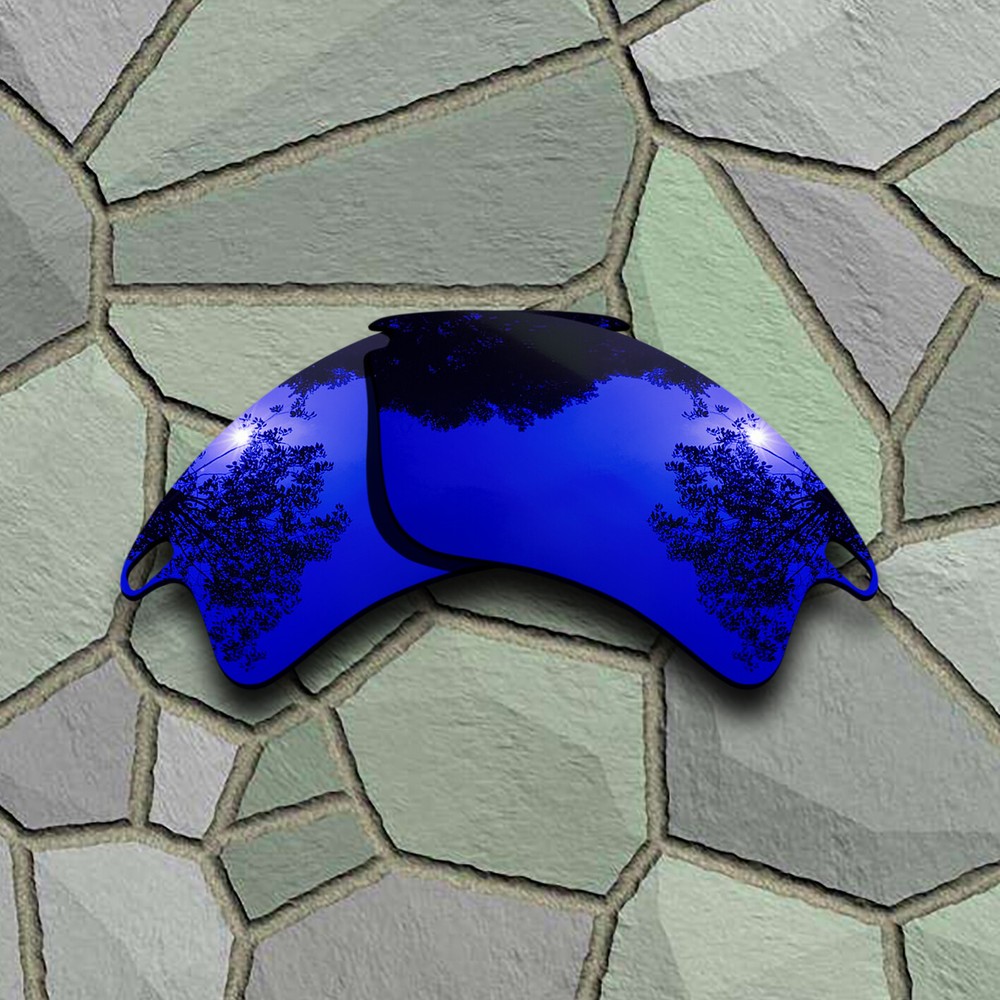 US Violet Blue Polarized Lenses Replacement for-Oakley Fast Jacket