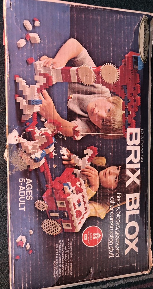 Sears Best Brix Blox Construction Set 1013 Piece Set Original Box Instructions