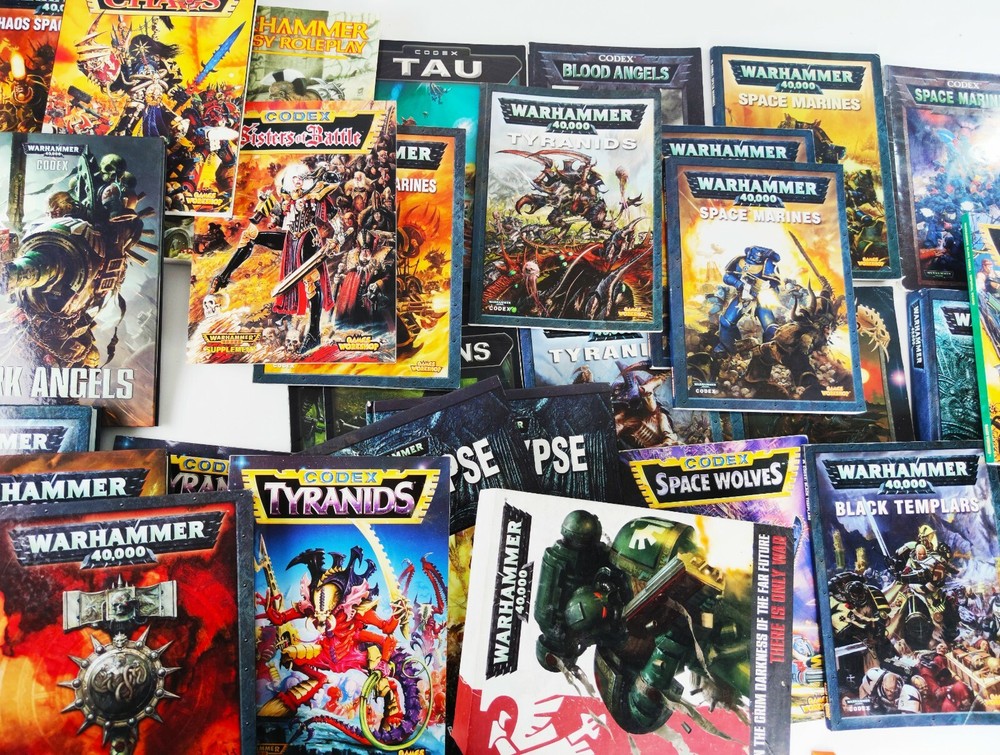 Warhammer 40k Codex Codexes Army Books Multilisting 2nd 3rd 6th editions