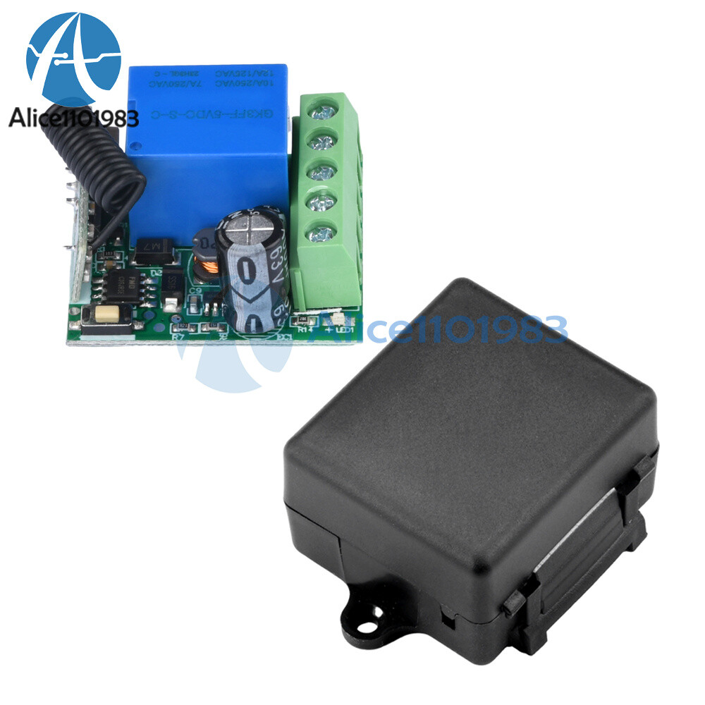 433Mhz 5-60V 1CH Universal Wireless Remote Control Switch Relay Receiver Module