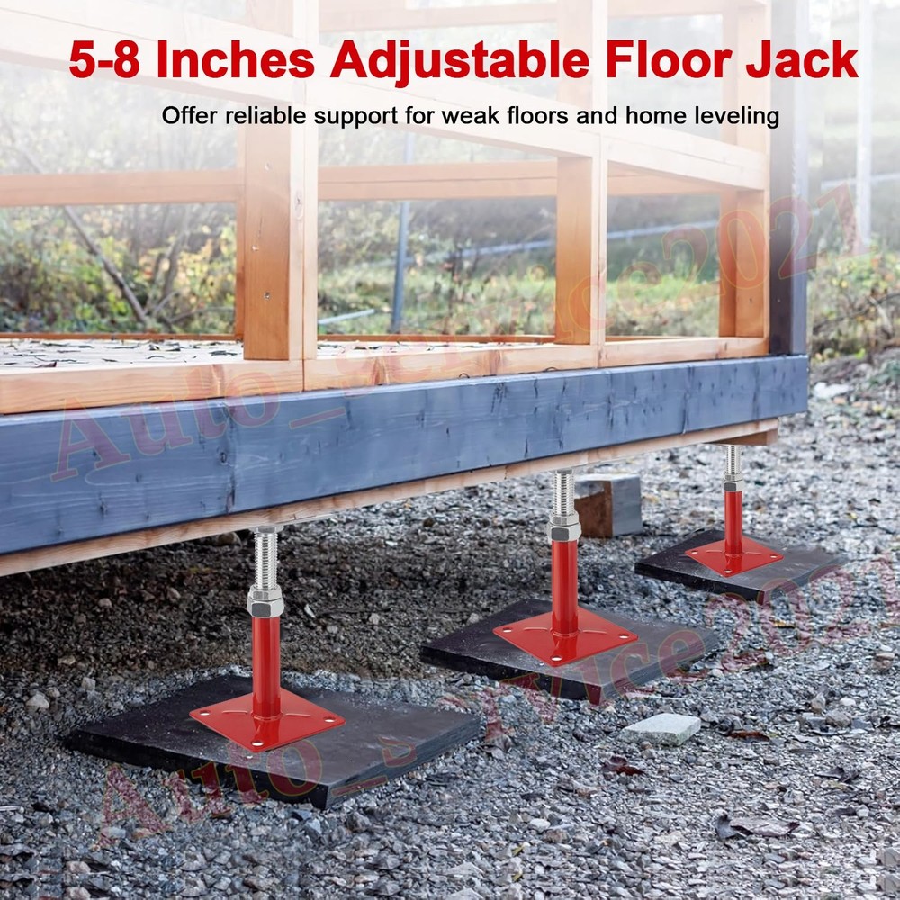 8PCS Adjustable House Floor Jacks, RV Step stabilizer, Post Floor 5" - 8" A++++
