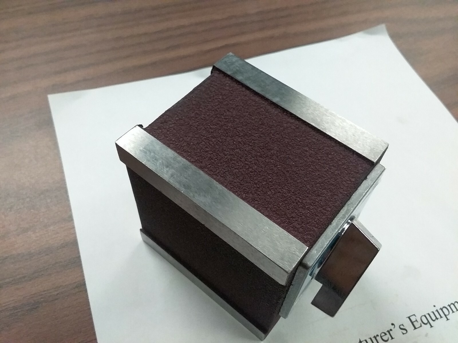 2-7/8x2-3/8x2-3/4" on/off magnetic Knob V-BLOCK 260 lbs mag power #706P-150