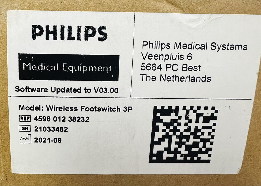2021 Philips Wireless Footswitch 3P , REF 4598-012-38232