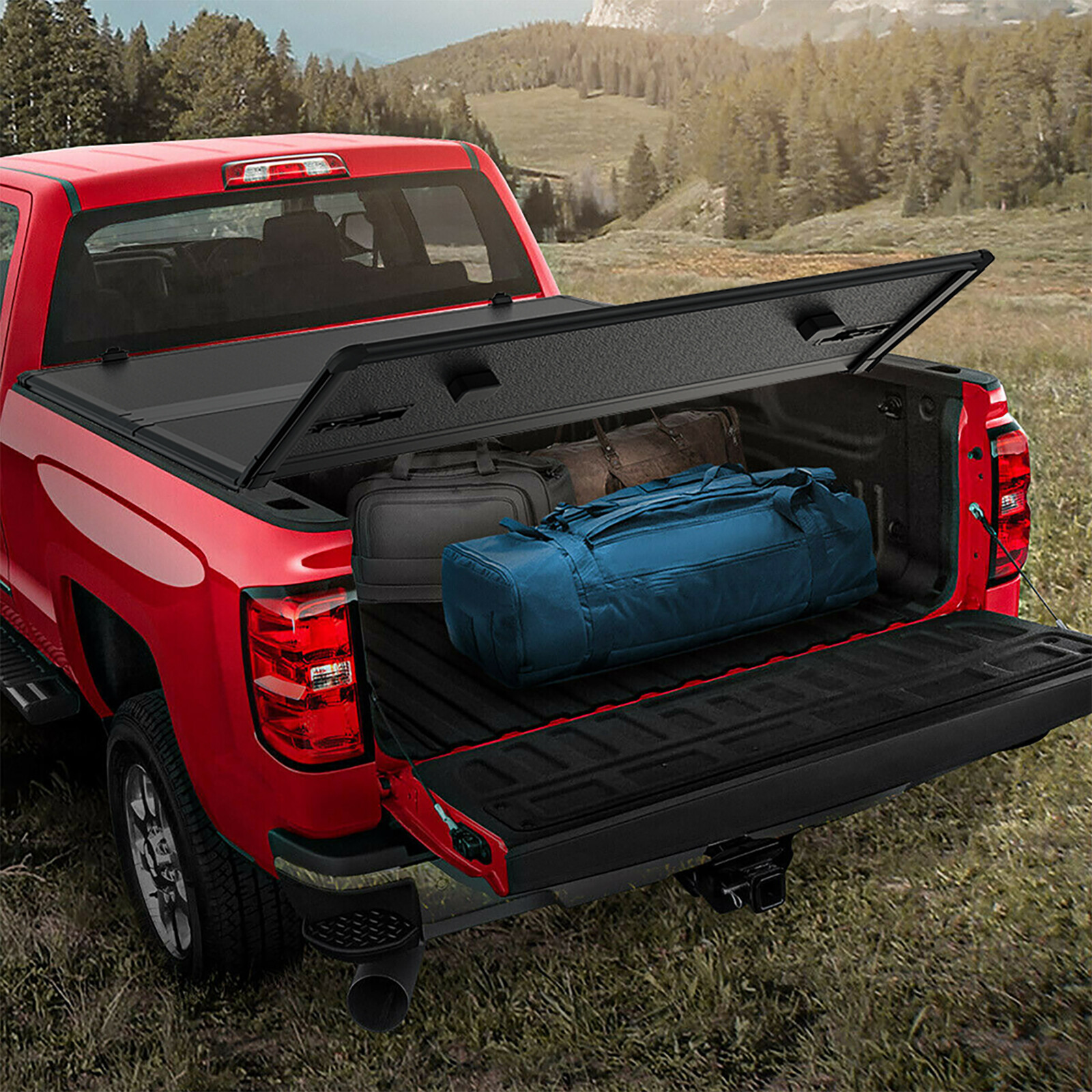 5.8FT Hard Solid Tonneau Cover For 2007-2024 Silverado Sierra 1500 Truck Bed