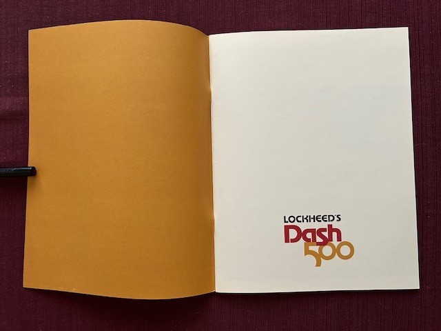 Lockheed Dash 500 1977 Introduction Document