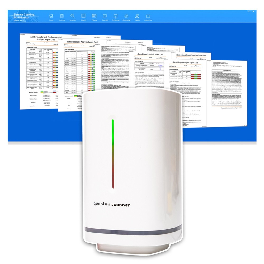 Newest 4.7.0 Version MINI Quantum Magnetic Resonance Body Analyzer 52 Reports