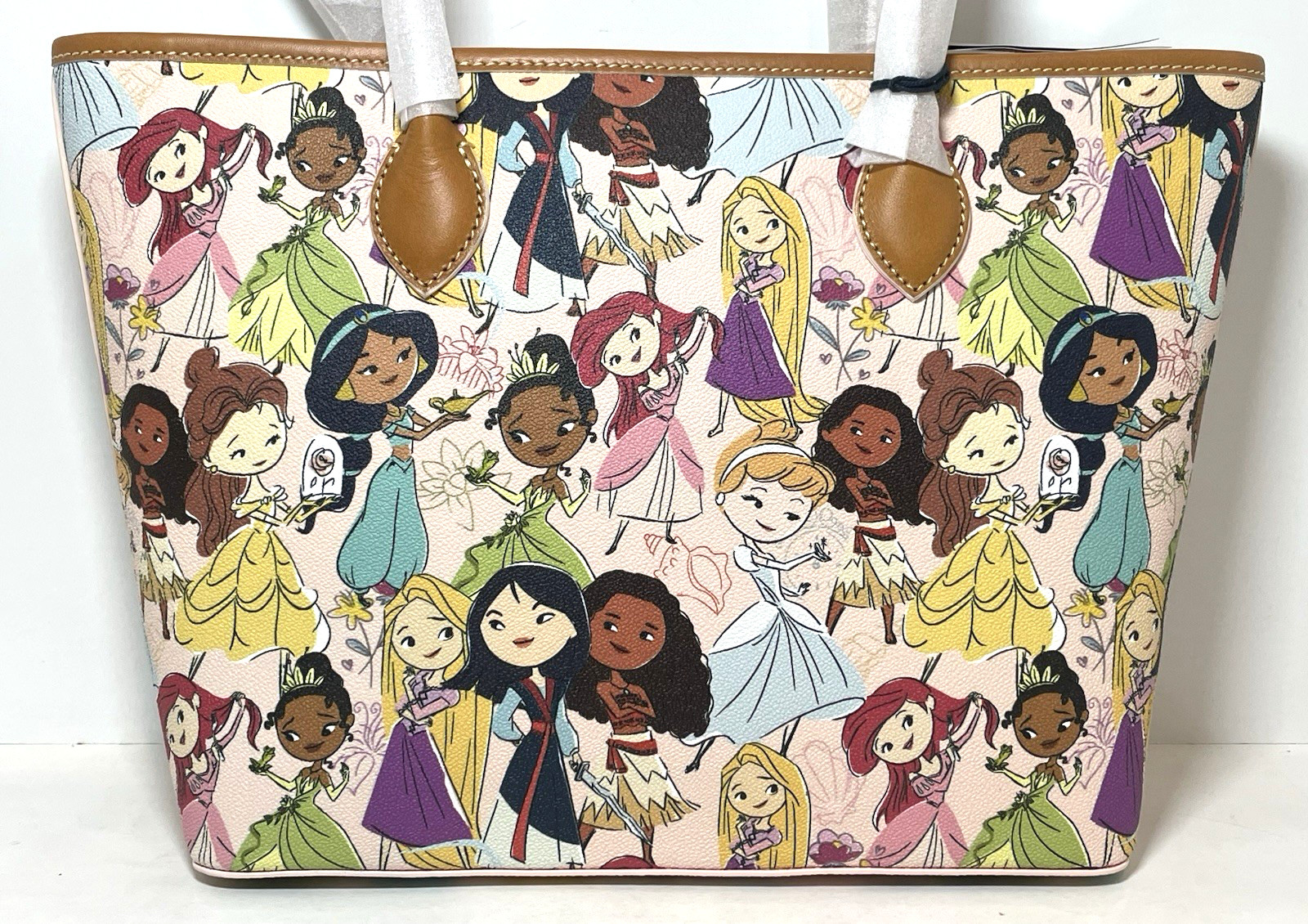 Disney Princess Dooney & Bourke Tote Bag Purse Princesses New Exact Bag Pictured