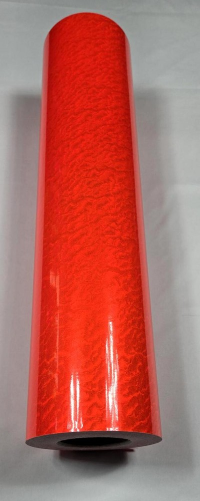 Fluorescent Red Leaf Sign Plotter Cutter Vinyl Roll