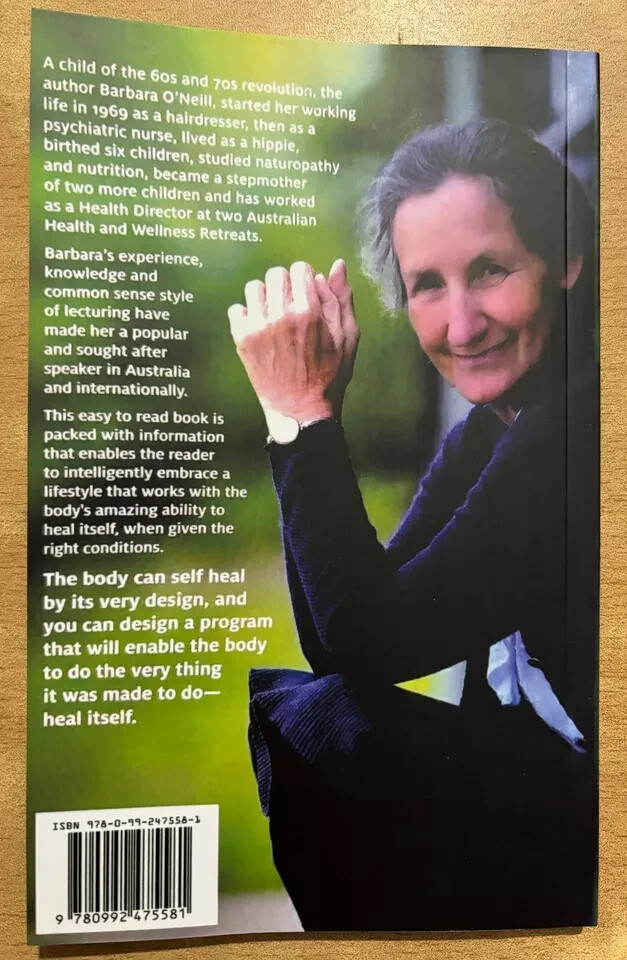 Self Heal By Design By Barbara O'Neill, Paperback........📝📝