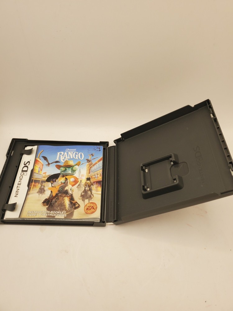 Rango (Nintendo DS, 2011) CASE ONLY Complete Insert And Manual.
