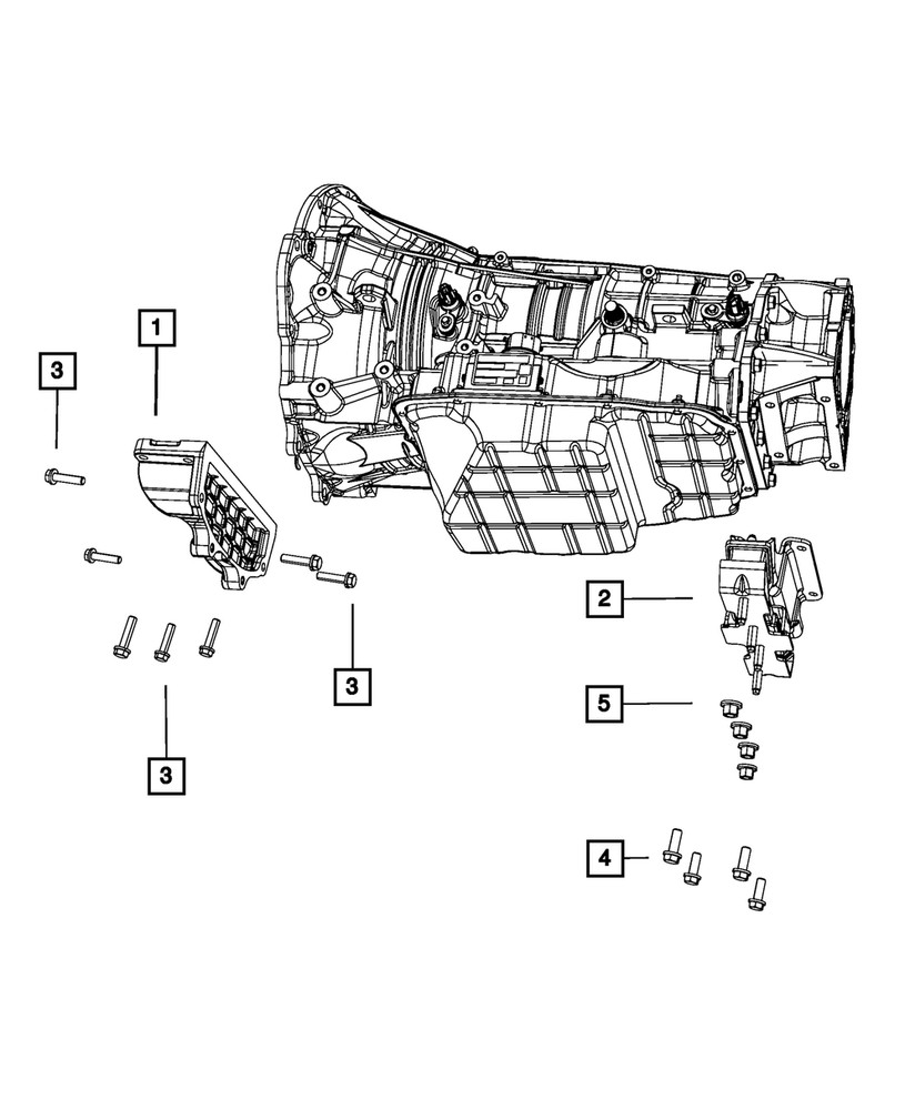 Genuine Mopar Transmission Mount Bracket 55398317AC
