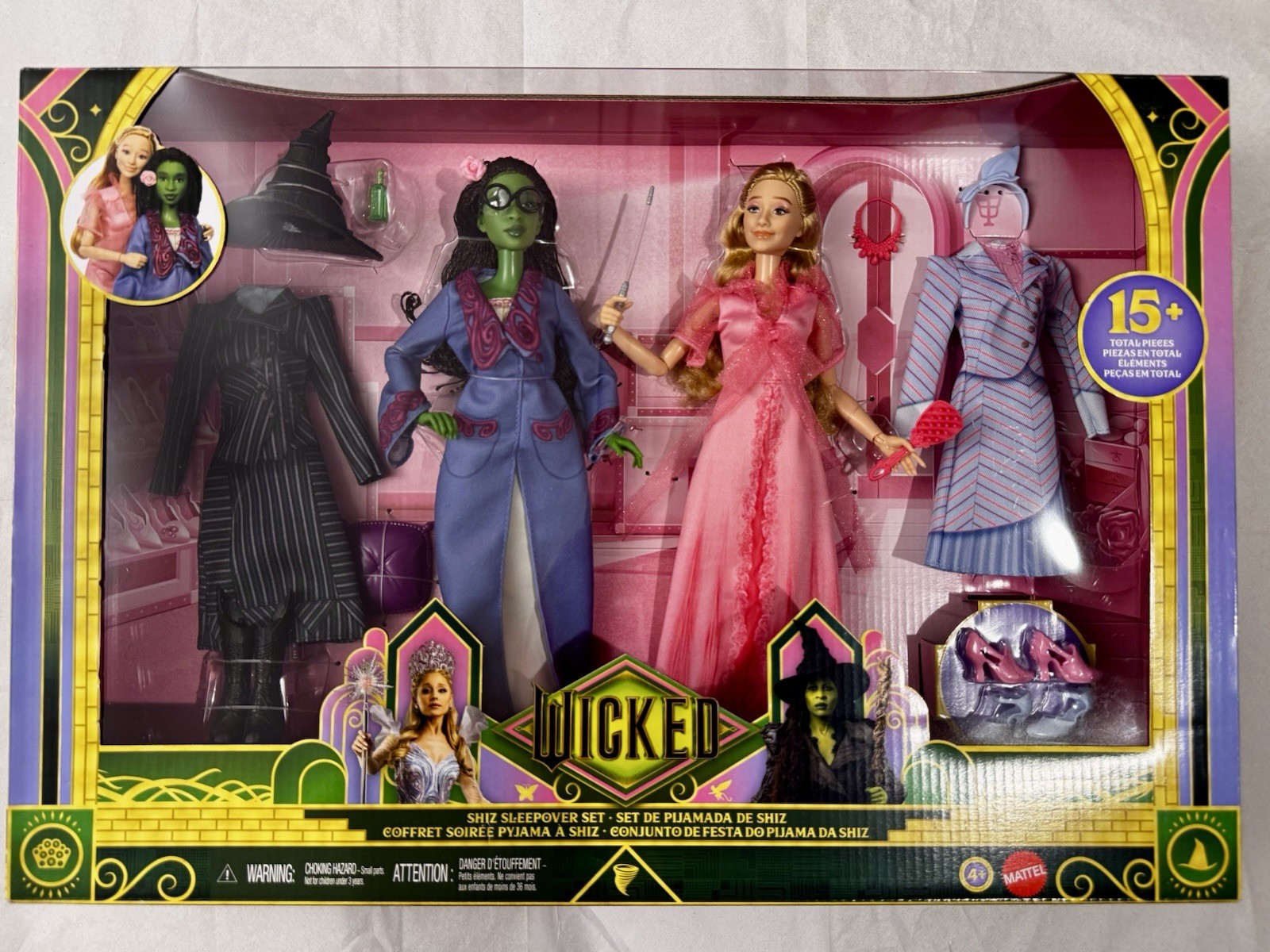 Best Box For Collectors Wicked Shiz Sleepover Doll Set Glinda & Elphaba