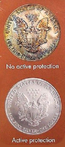 2 Coin Preservation Boxes 2X2 Intercept Shield Anti Corrosion Double Row Storage