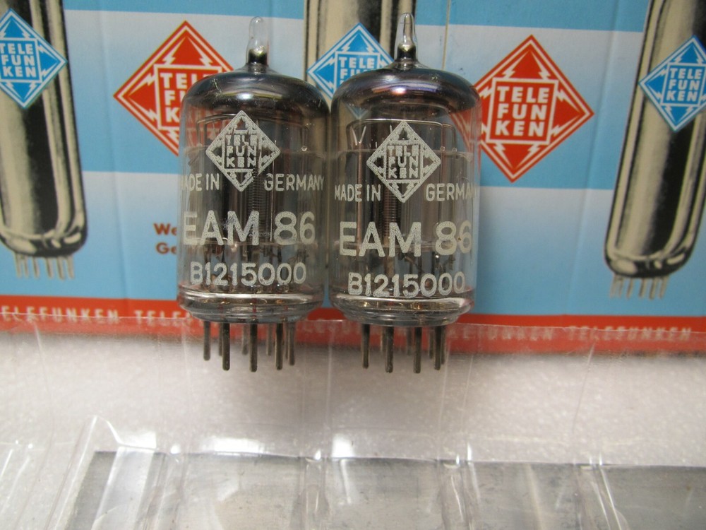 QUAD TELEFUNKEN  EAM 86 MAGIC EYE / TUNING INDICATOR TUBE