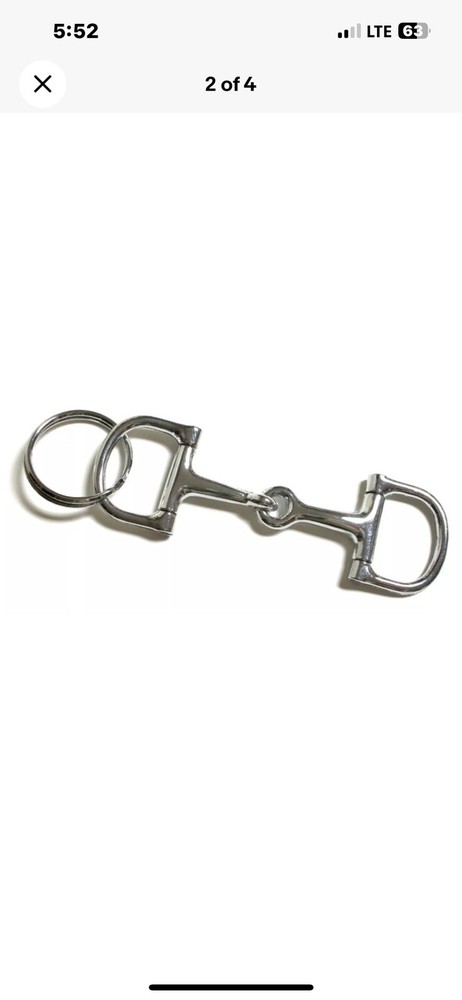 horse bit keychain