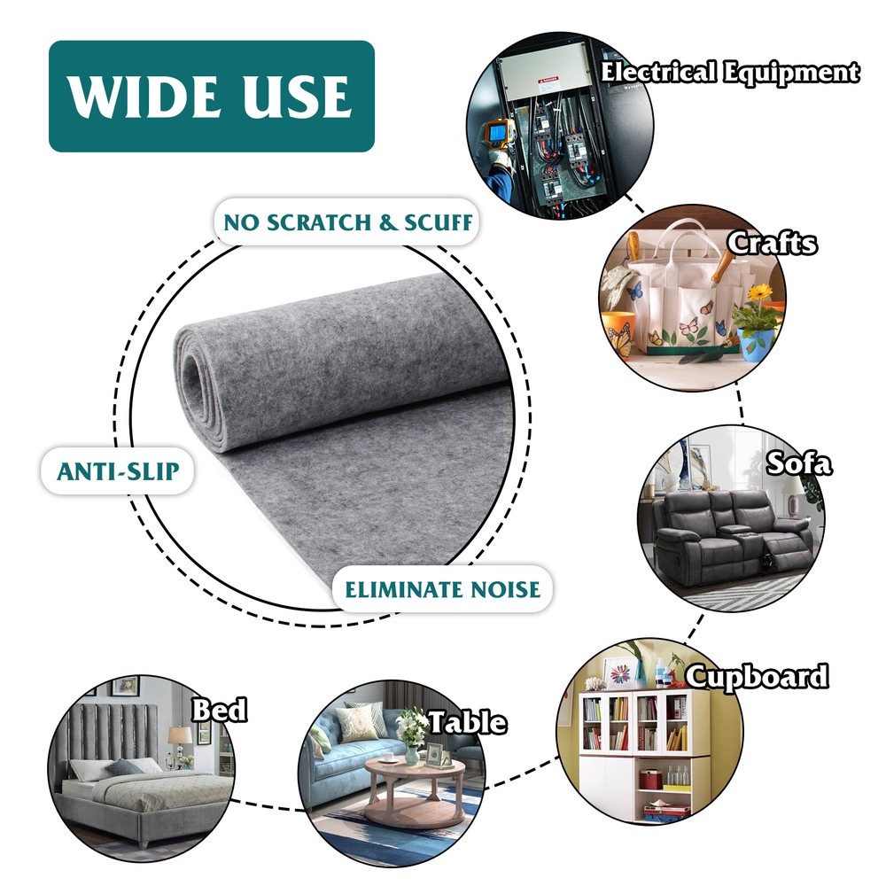 3mm Auto Under-felt Carpet Underlay/Trunk Lining Replace Material Upholstery NEW