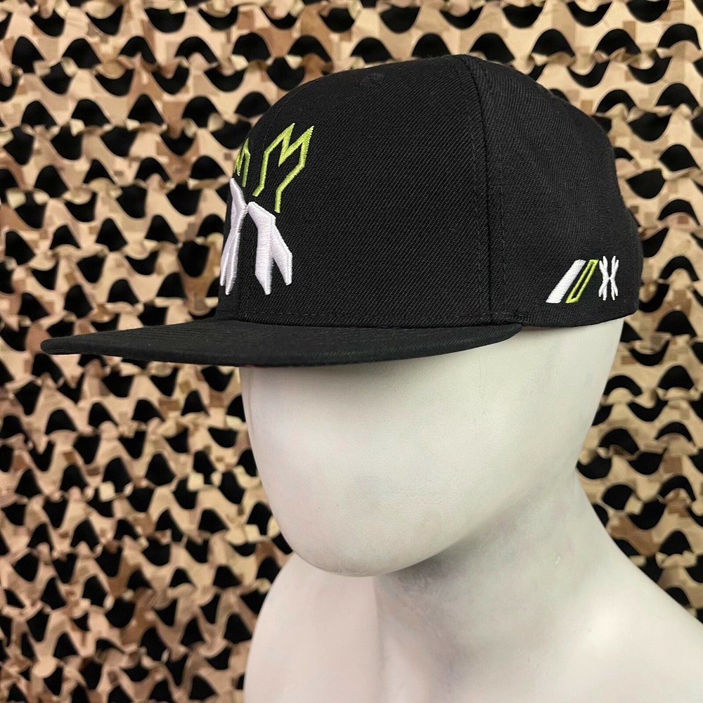 NEW HK Army Split Snap Back Hat - Black/Green/White