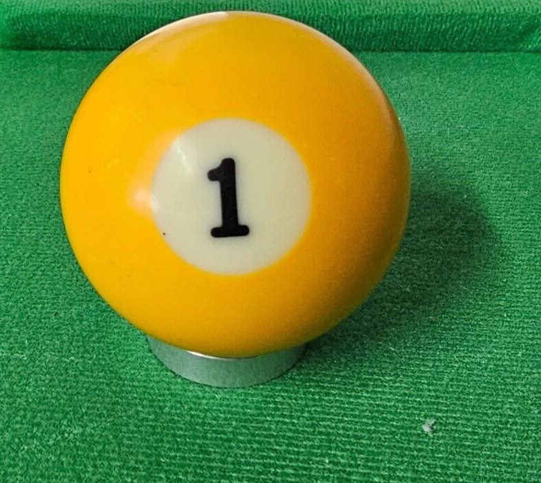 VTG Replacement Billiard Pool Ball 2 1/4" Diameter Standard # 1 Solid Yellow**