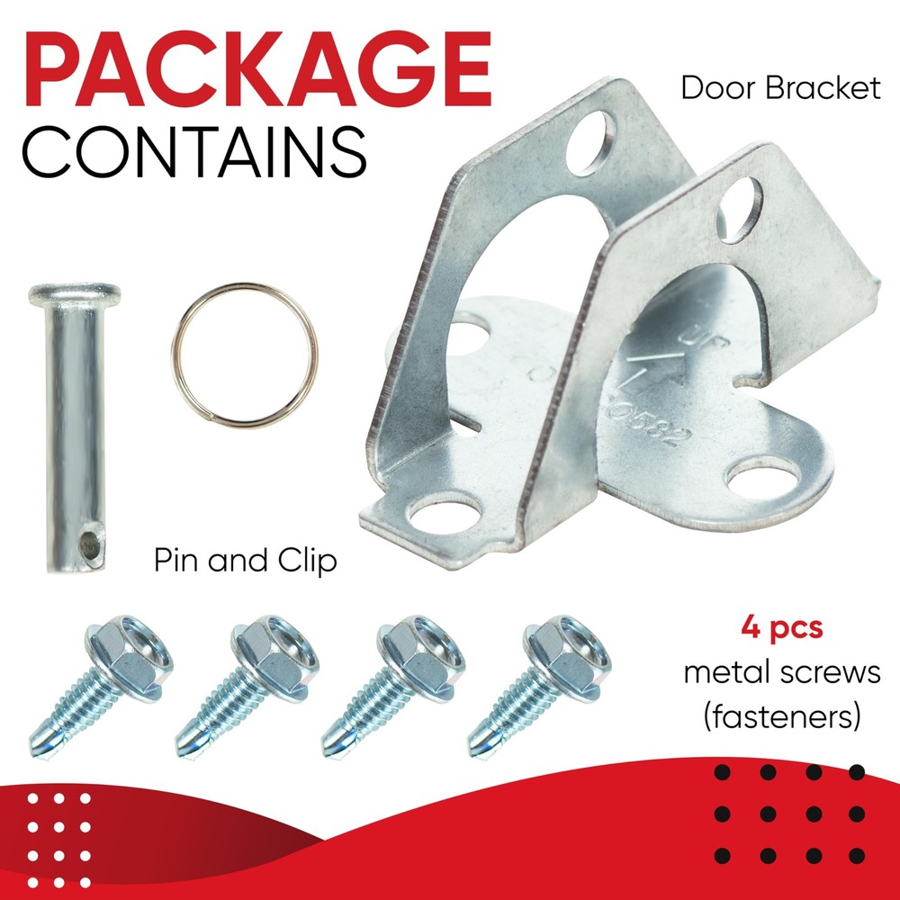 41A5047 Door Bracket for Garage Openers, Compatible with Silver