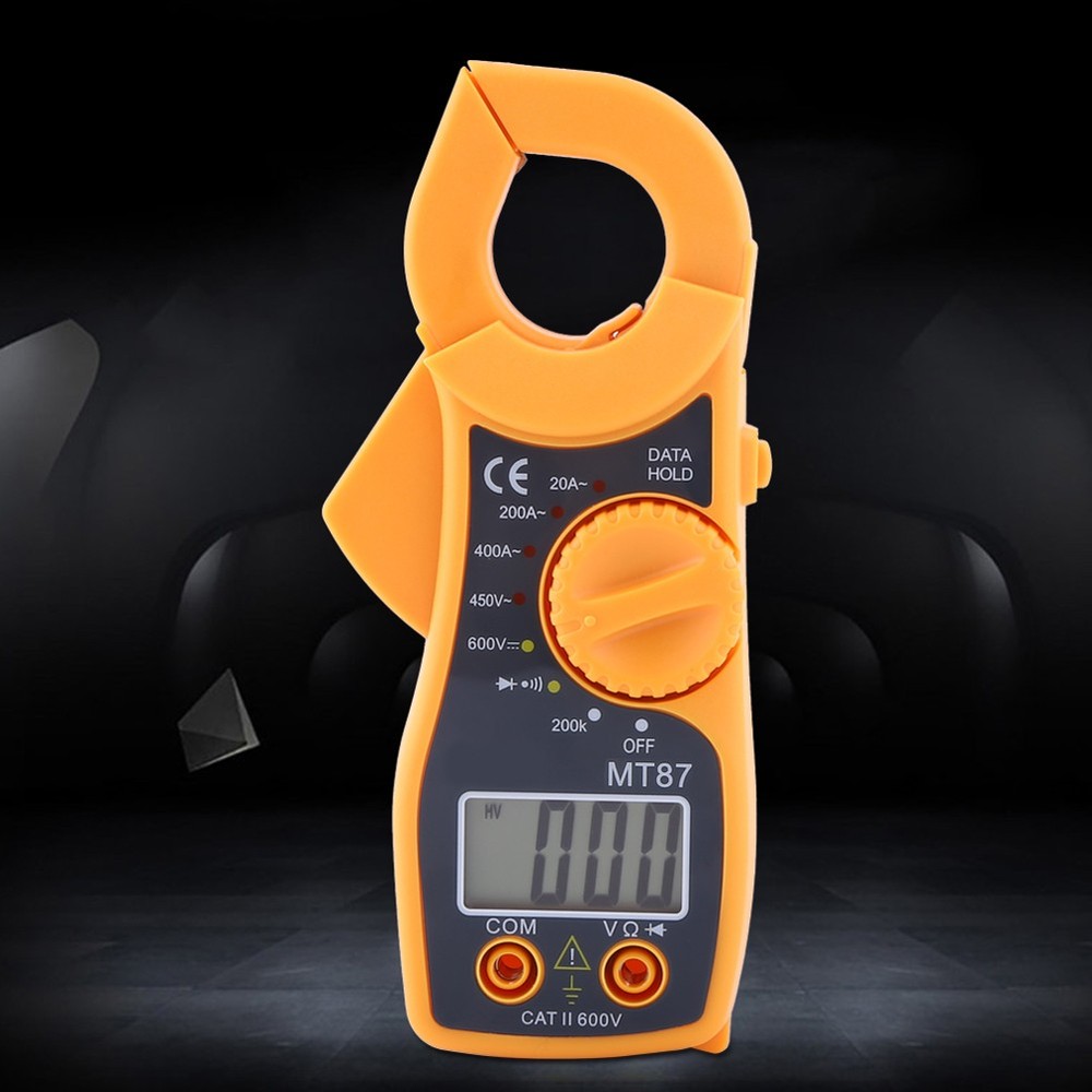 Digital Clamp Multimeter AC DC Voltmeter Ammeter Ohmmeter Volt Tester LCD Meter