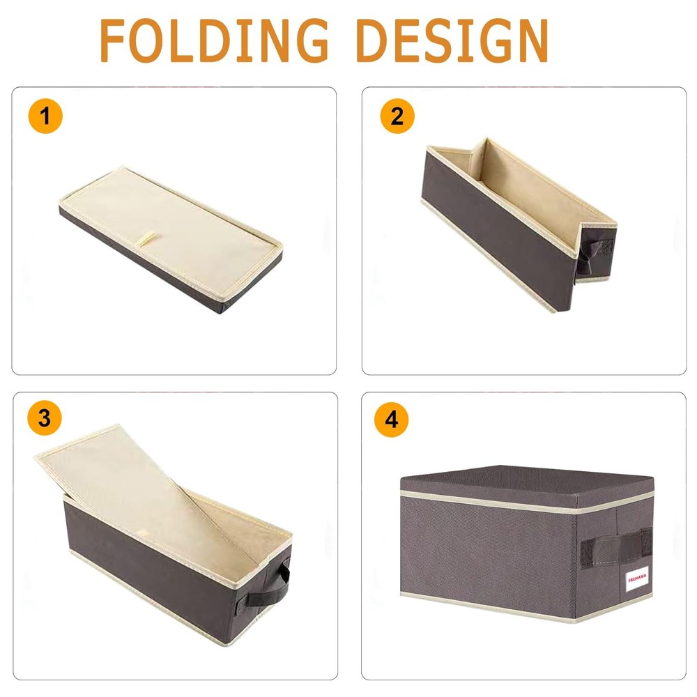 CD/DVD storage box Universal stackable organizer with lid Blu-ray disc media