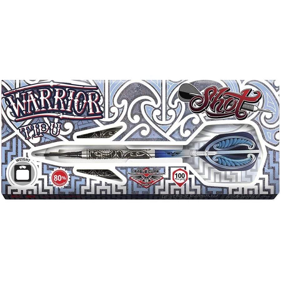 Shot Warrior Tipu 80% Tungsten Soft Tip Darts - 18 grams