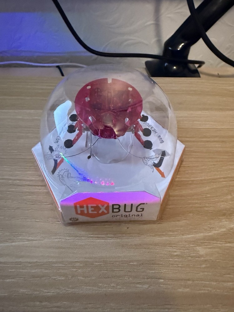 New Micro Robotic Hex Creatures Bug Scarab - Pink