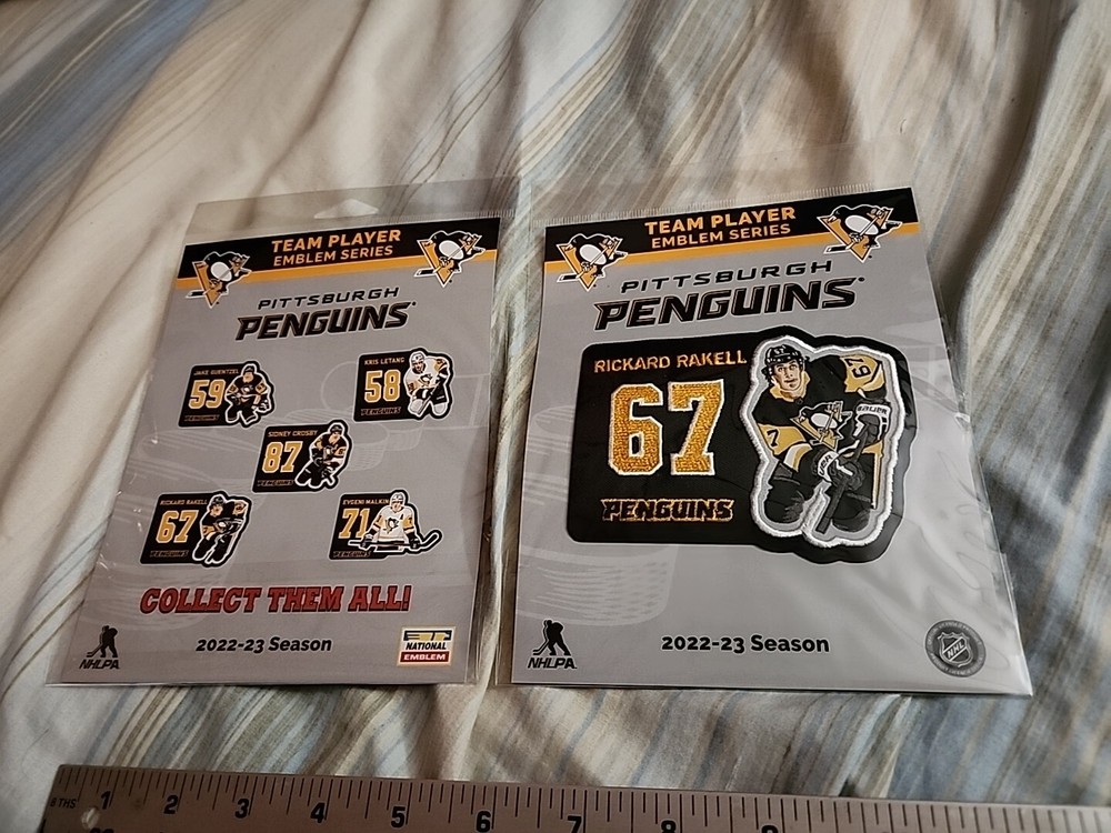 RICKARD RAKELL #67 PITTSBURGH PENGUINS PLAYER PATCH New