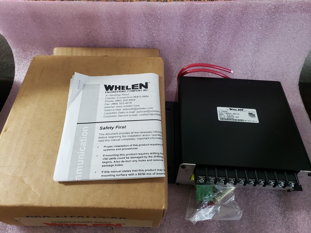 NEW Whelen BLink BL8140 High Current Switch 8 Channel
