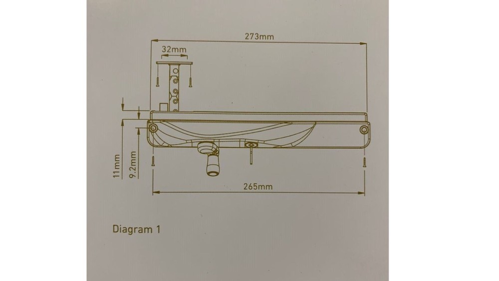 TRADEBASE Window Chain Winder Black