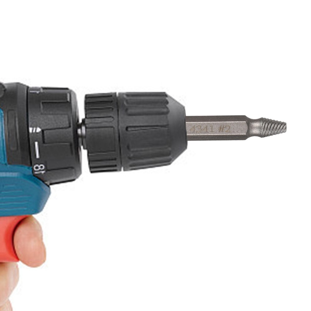 Damaged Screw Extractor Speed Out Drill Bits 6 PCS Tools Set Broken Bolt Remover