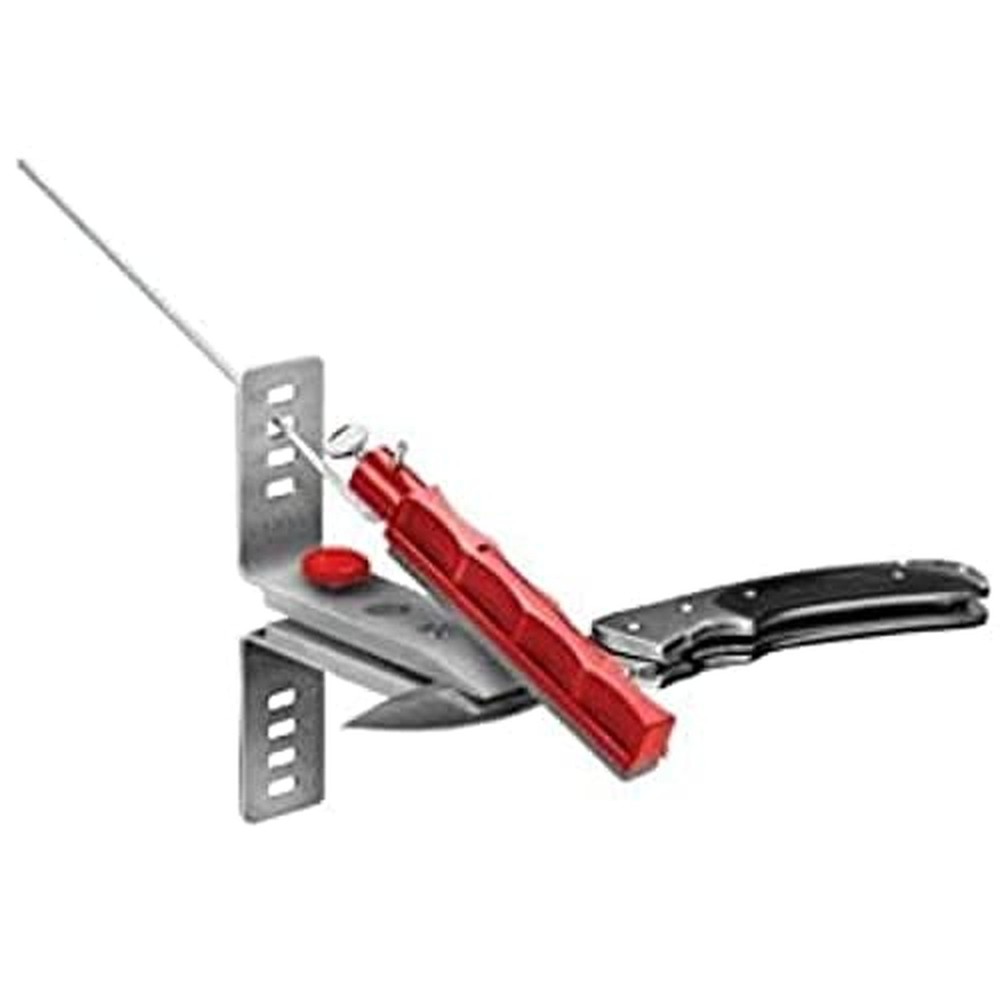 Lansky Standard Knife Sharpening System: 3-Stone Ceramic Knife Sharpener Kit ...