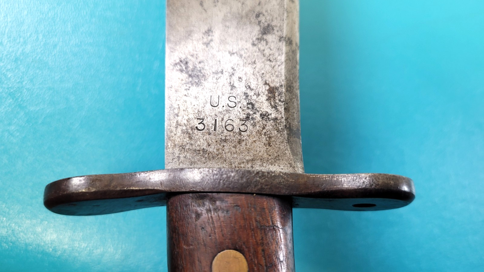 Pre WWI US Army Model 1909 Bolo Knife Machete Knife 1st Year S/N# 3163 TR734