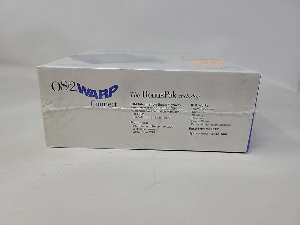 *NEW SEALED* IBM OS/2 Warp Connect Version 3 CD-Rom Vintage Computer Software